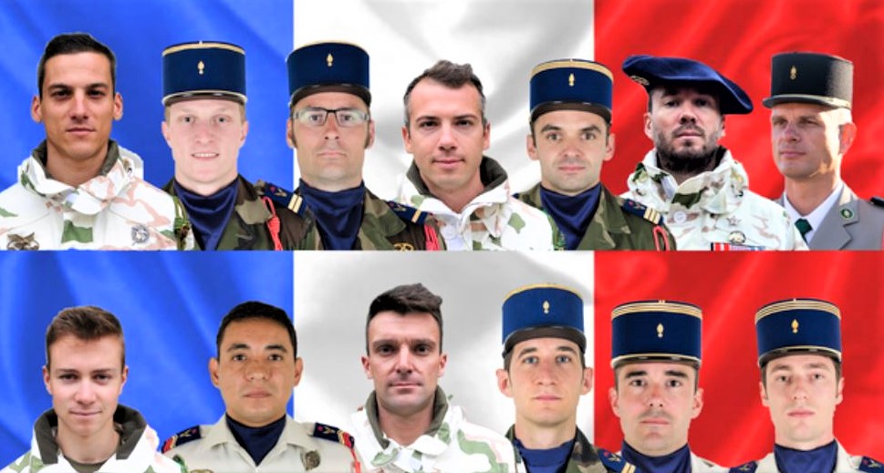 Hommages à nos 13 camarades morts pour la France au Mali . Morts_Mali_2